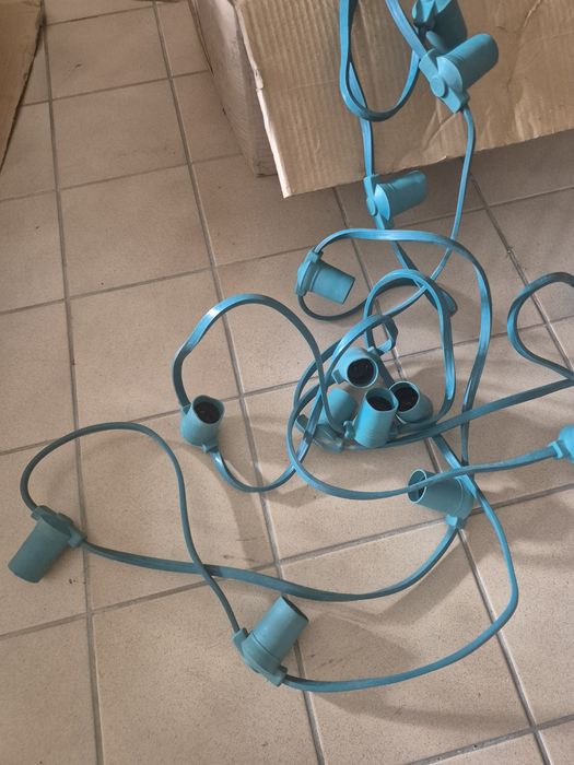 Gambiarra de Luzes,  casquilhos E27 – 50 metros – NOVA