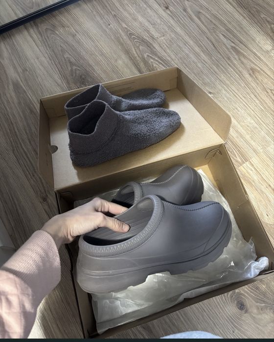 Гумові утеплені чоботи уггі оригінал ugg tasman x