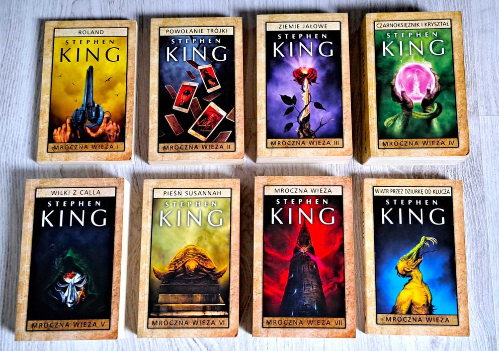 Stephen King Mroczna Wieża Czarnoksiężnik Ziemie jałowe Powołanie Call