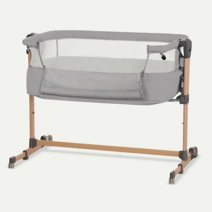 Berço Kinderkraft NESTE AIR cor Grey + Wood