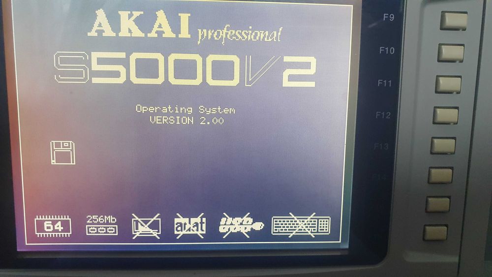 Akai s5000 sampler pamiec ram max256 +czytnik cd