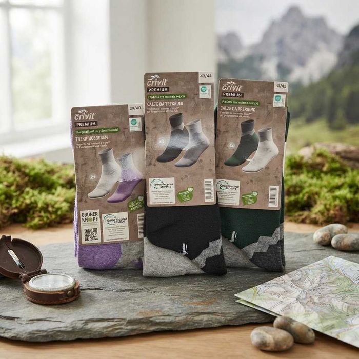 Чоловічі трекінгові, спортивні шкарпетки CRIVIT,  Walking Socks