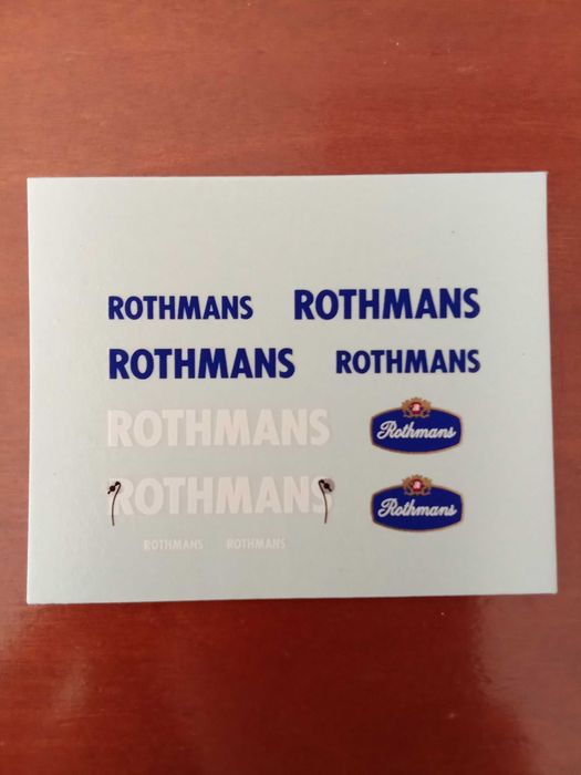 Decalques Rally - Escala 1/43