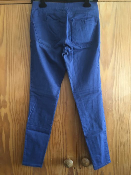2 Calças elásticas Lefties Denim azul Número 36