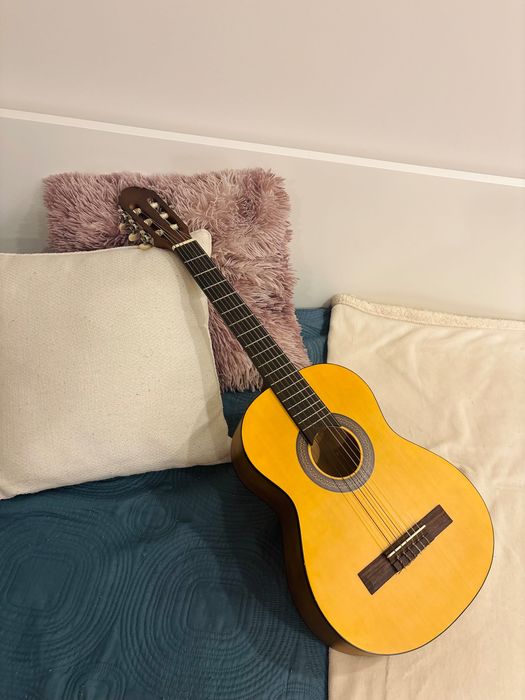 Guitarra clássica espanhola acústica