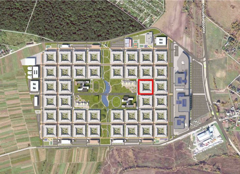 Продаж 1-к квартири Кільцева дорога Львова, с. Басівка, площа: 42.2 м²