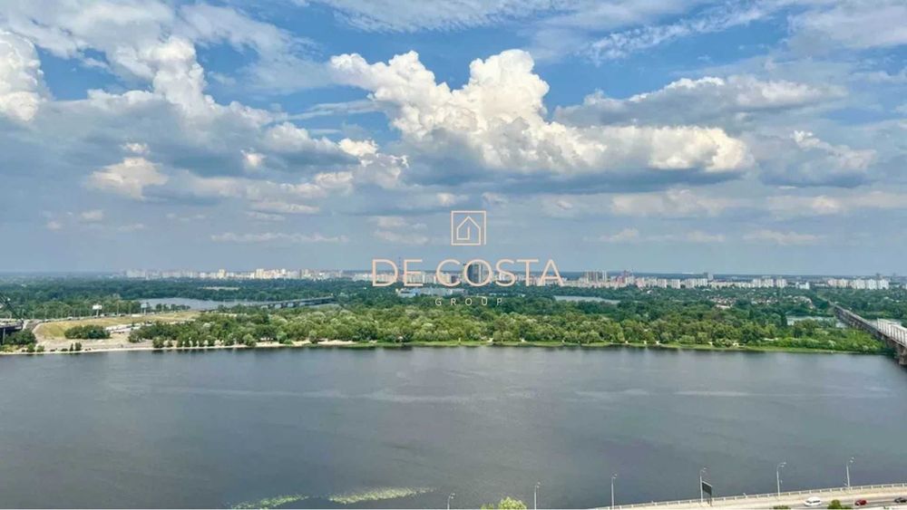 4К дворівнева квартира |123 м² | DOCK32 | Вид на Дніпро | БЕЗ%