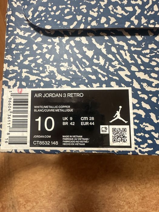 Nike Air Jordan 3 Retro Washington Wizards
