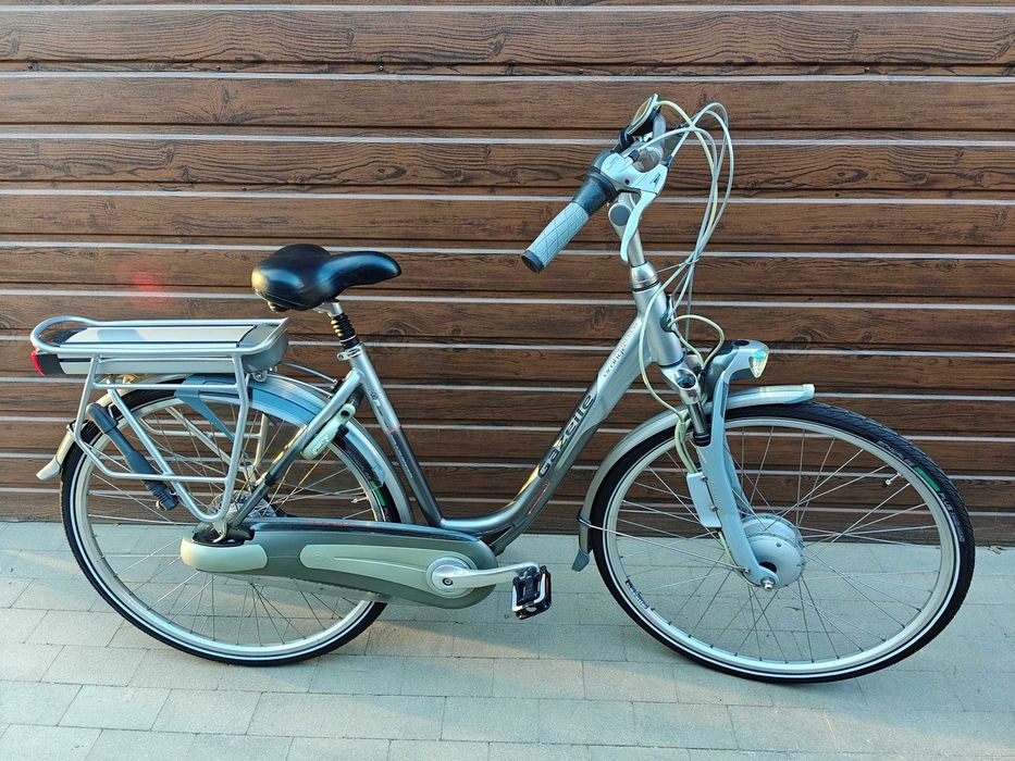 Rower elektryczny GAZELLE INNERGY ORANGE. 2200km 36v 49cm Koszyk gratis.