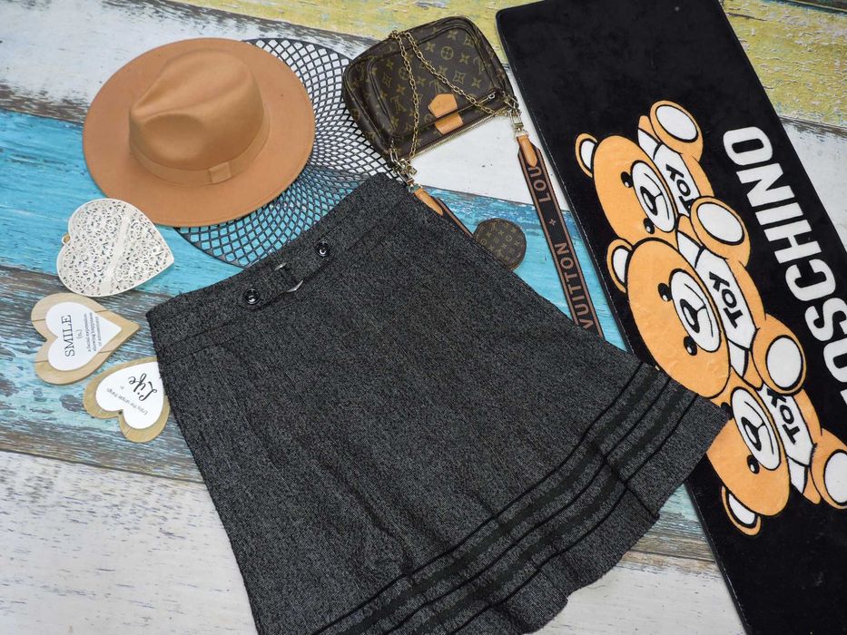 Steilmann Spódniczka szara z wełną Vintage 44