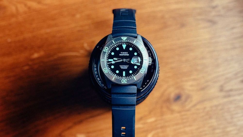 Zegarek Timex Deepwater Reef 200 Titanium Automatic - stan idealny