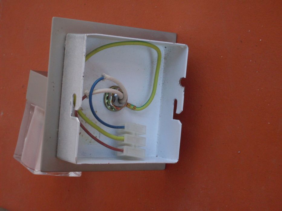 Aplique - candeeiro parede vidro e metal Kubic Light