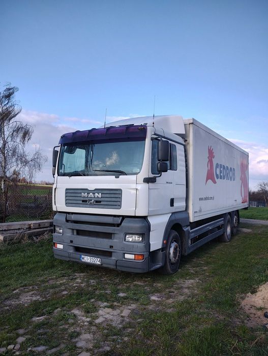 Man TGA 26 360 chłodnia lub rama pod zabudowę