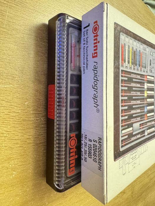 Rotring rapidograph 8 sztuk