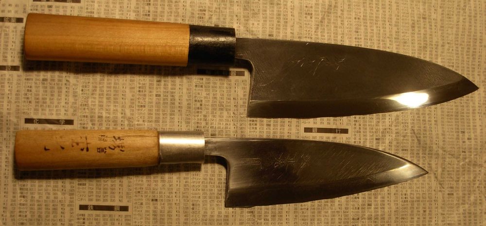 Nóż japoński Hon-Deba Masatsugu Sakai / Shirogami / Vintage.