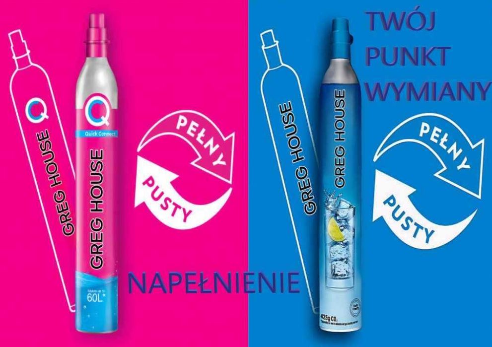 GOŁUBIE Soda Stream SodaStream gaz CO2