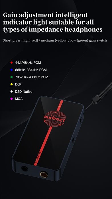 Ресівер донгл Цап блютуз DAC Audirect Bram 3 Plus Mod Edit