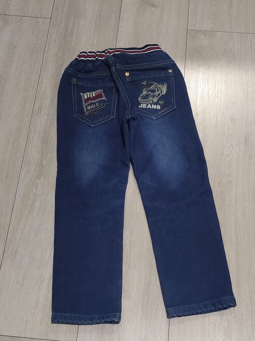 Джинси на флісі утеплені для хлопчика на зріст 122-128 см