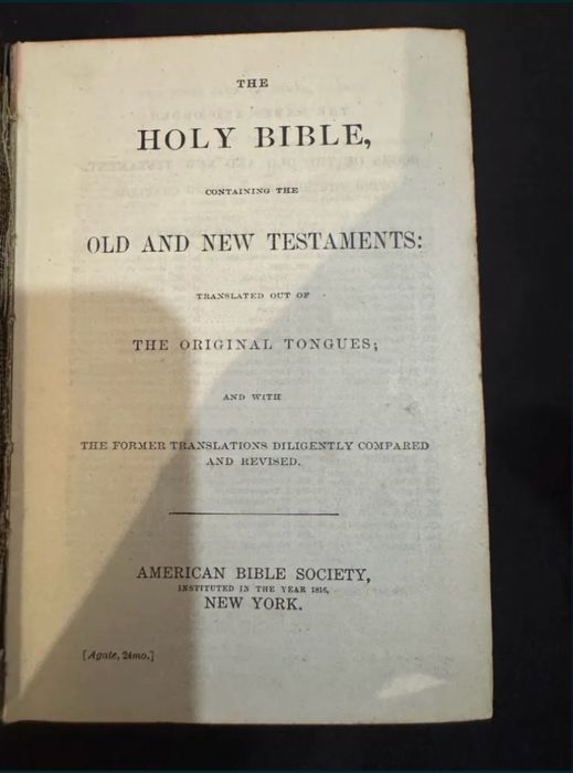 Biblia 1922 New York