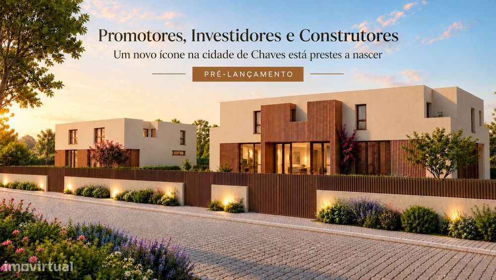 Terreno licenciado para 5 Moradias exclusivas em Faiões, Chaves