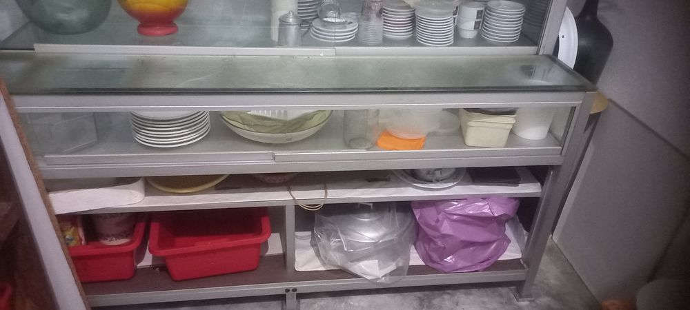 Vitrine de exposição - não refrigerada