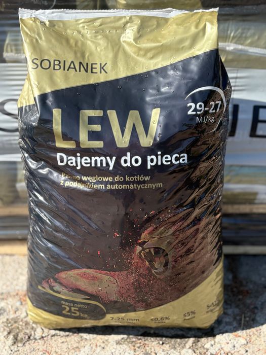 Węgiel groszek SOBIANEK LEW 27-29Mj
