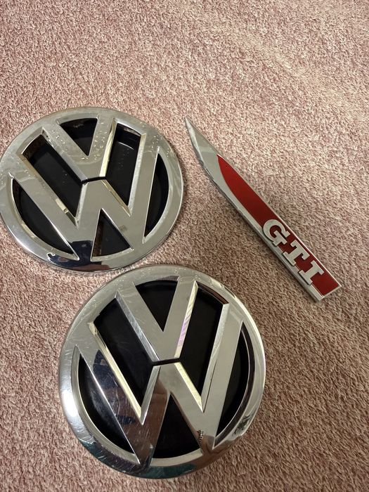 Значки эмблемы Volkswagen golf 7  Gti