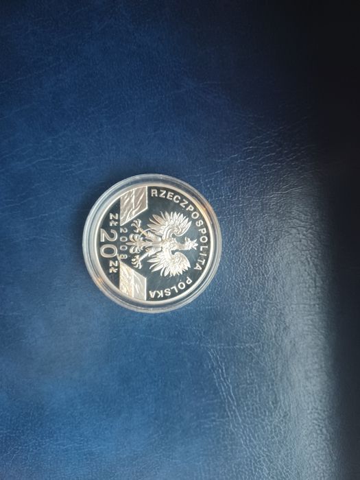 Moneta srebrna 20 zł Sokół wędrowny 2008 NBP