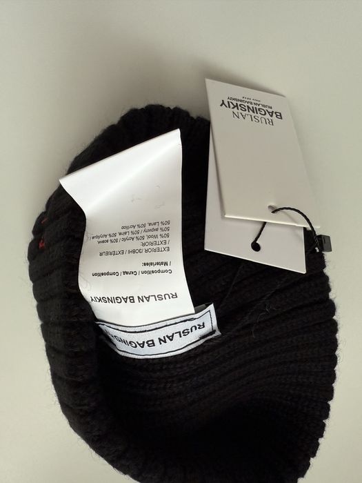 Чорна шапка від ruslan baginskiy, нова. Руслан Багінський Шапка