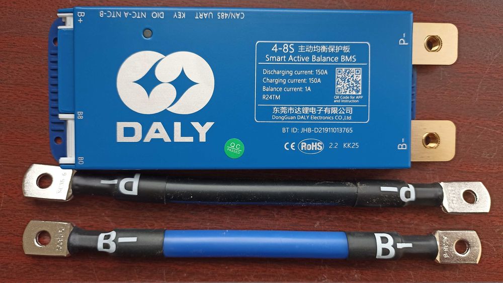 Smart BMS DALY 100A 150А нового поколения (100Balance)+дисплей+Wi-Fi
