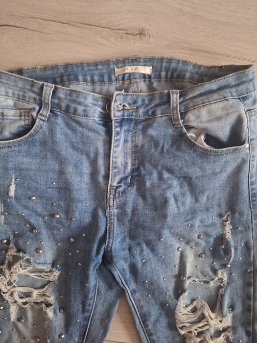 Spodnie jeansy niebieskie