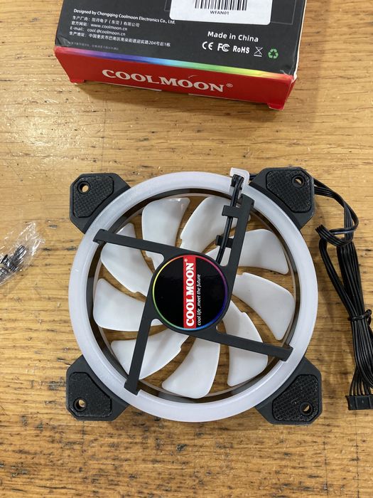 Coolmoon RGB Cooler 120mm PC Fan – New64286170089474123