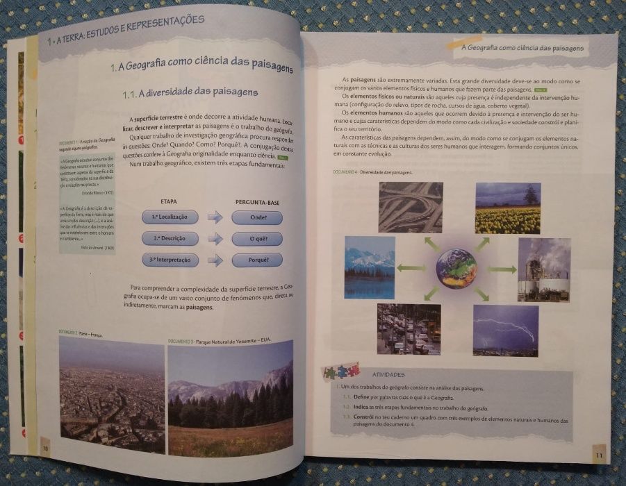 "Beyond Borders - Geography, 7th Grade" Textbook + Atlas – Like NEW!64286192435969122