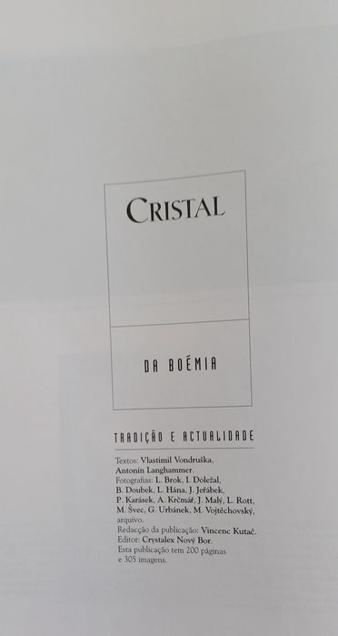 Vidros BOHEMIA Colletion Excelente Livro