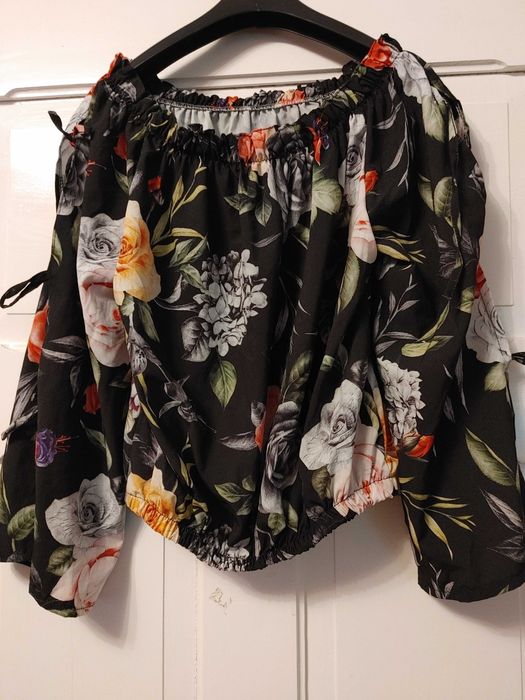 Bluzka w kwiaty roz xl