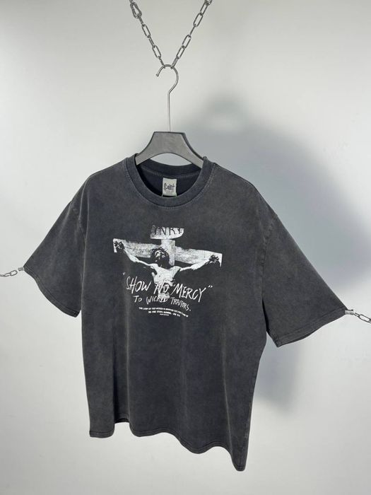 SAINT MICHAEL футболка винтажная мужская оверсайз оригинал черная