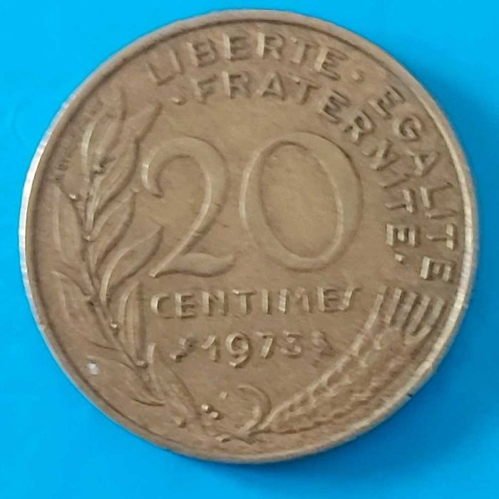 20 Cêntimos de 1973 de França