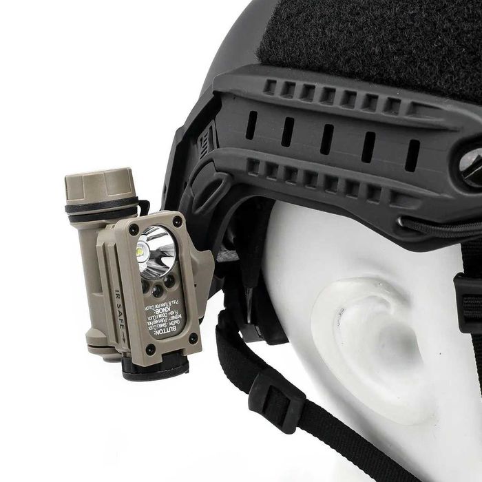 Тактичний ліхтар WADSN Sidewinder Compact II на шолом 4 кольори IR білий червоний