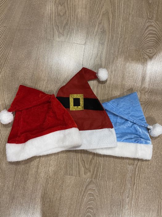 Шапки деда мороза. Новый год 2023 всего 100 грн за 3 шт