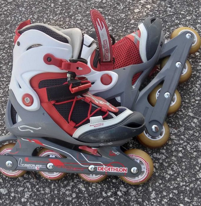 Patins em linha usados