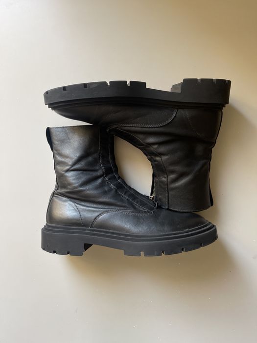 Ботинки женские кожаные Zara р.40 /26см