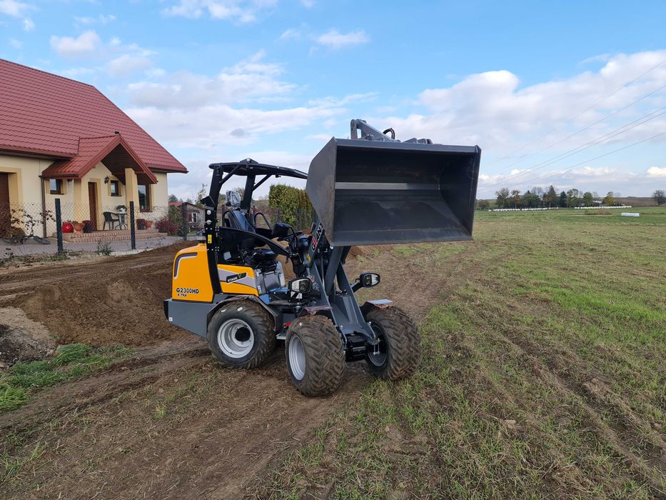 Wynajem miniładowarki, ładowarki, mini ładowarka