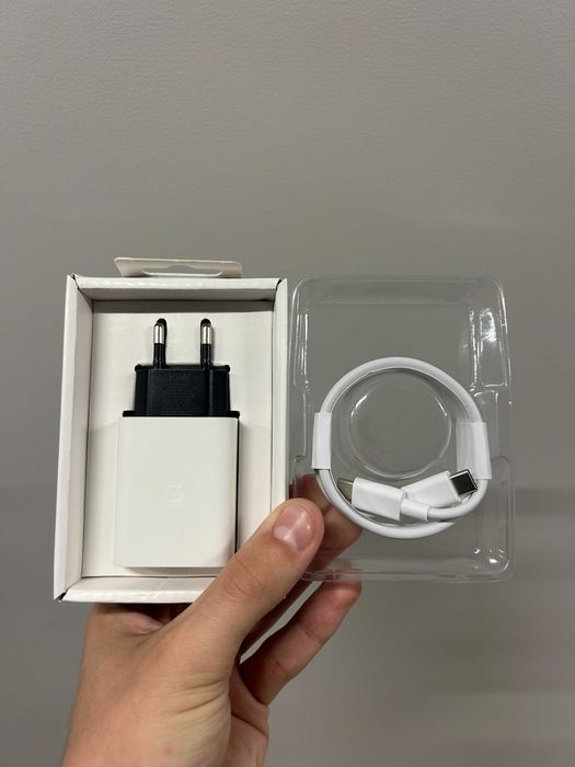 Комплект швидкісна зарядка Google Pixel 30w USB-C блок + кабель 1м