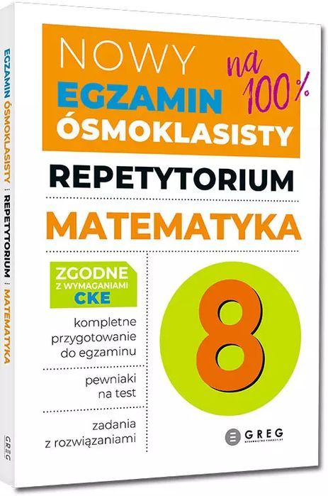 Nowy Egzamin ósmoklasisty - matematyka. Repetytorium 2026. Greg