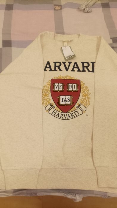 Світшот H&M Harvard M оригінал оверсайз унісекс