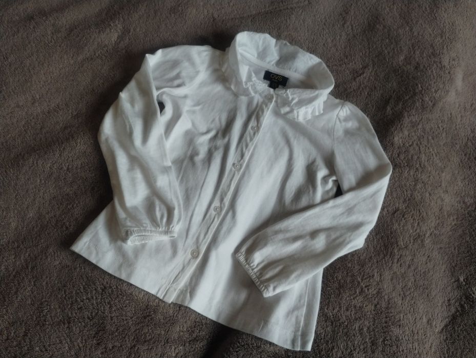 Bluzeczka koszula biała Zara elegancka