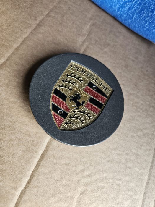 Dekielek Porsche Szary Dekielek do alufelg Porsche