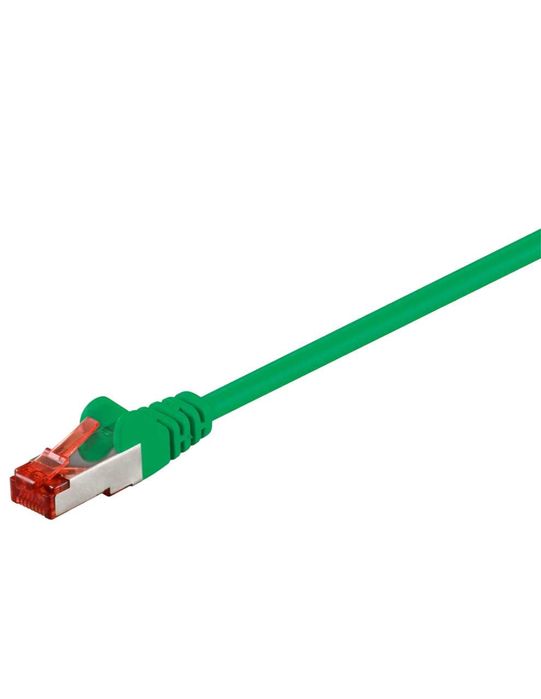CAT 6 Kabel sieciowy, S/FTP (PiMF), Zielony - Długość kabla 30 m