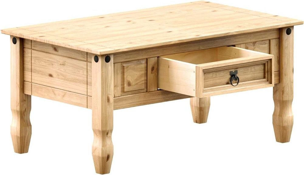 Mesa de centro mesa de café mesa auxiliar - em pinho - 94 x 45 x 56 cm