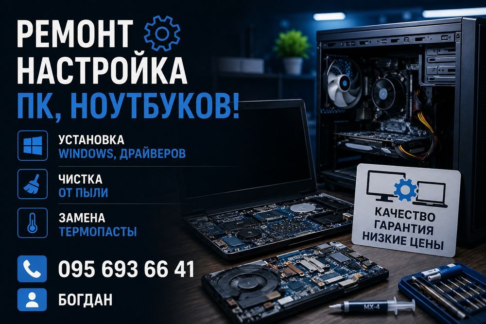 Ремонт компьютеров ноутбуков